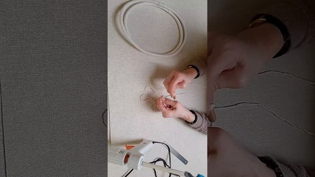 Красивая корзинка из картона и х_б пряжи!!.mp4