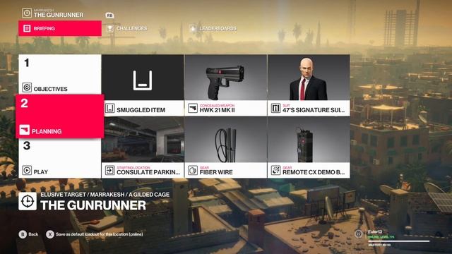 Hitman 2 - Elusive Target #14: The Gunrunner - Shabby 47 vs Smooth 47
