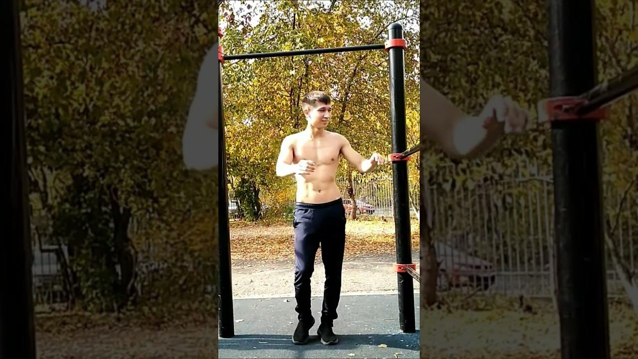 3 one arm pull ups, muscle up