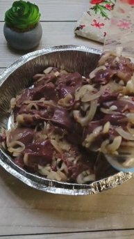 Куриная печень в духовке