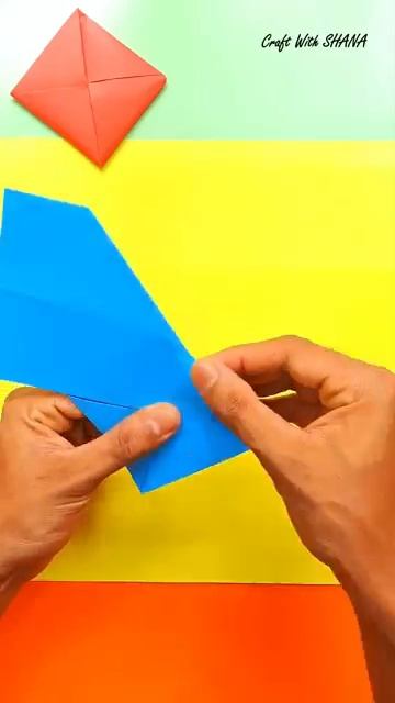 How to make a Ddakji from Squid Game, Origami Ddakji DIY