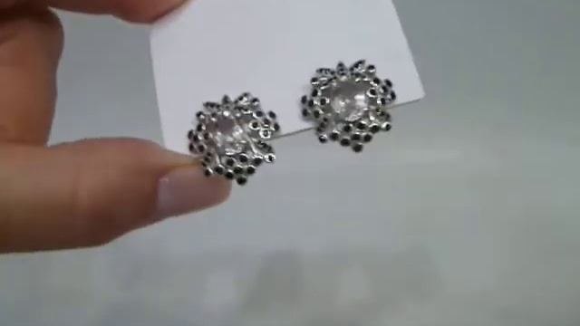 Серьги с натуральными Light Peach морганитами 4.01 ct (берилл) и черной шпинелью Серебро 925