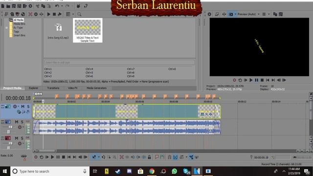 Tutorial #2: Cum sa faci un intro in sony vegas pro 14!