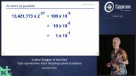 How to Quickly Convert Floating-Point Numbers in C++ - Cassio Neri - CppCon 2024