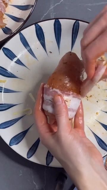 «Куриные рулетики в беконе с сыром» 🧀🥓