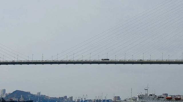 Золотой мост, набережная Цесаревича, Владивосток