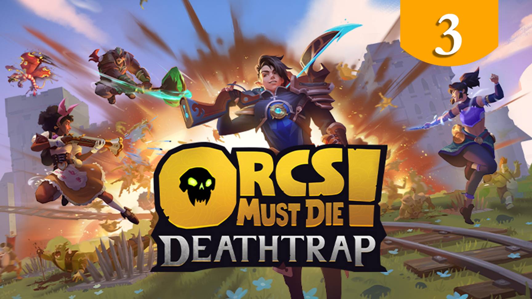 Лабиринт в особняке ➤ Orcs Must Die! Deathtrap ➤ Прохождение #3