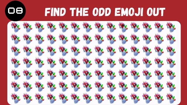 Find The Odd Emoji Out #43 | How Good Are Your Eyes | Emoji Puzzle Quizz by Beast