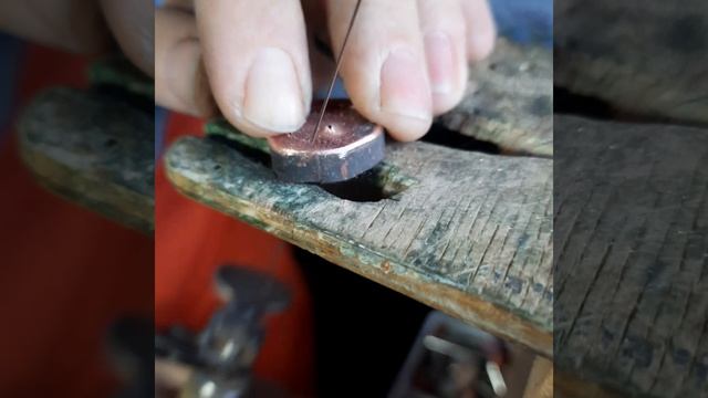 Делаю перстни. Закрепка вставки, пайка меди твердым припоем