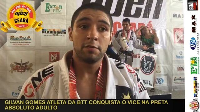 OPEN CEARÁ BJJ PRO GI NOGI 2017 - ATLETA GILVAN GOMES DA BTT MOSSORÓ RGN
