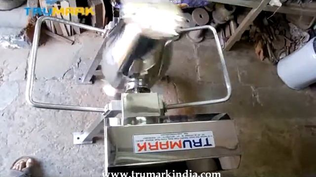 double cone blender, dry powder mixing- lab model