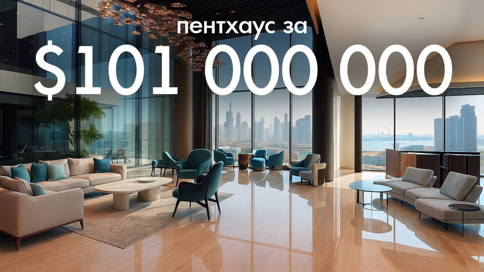 Президентский пентхаус за $101,000,000. ОБЗОР ИНТЕРЬЕРА