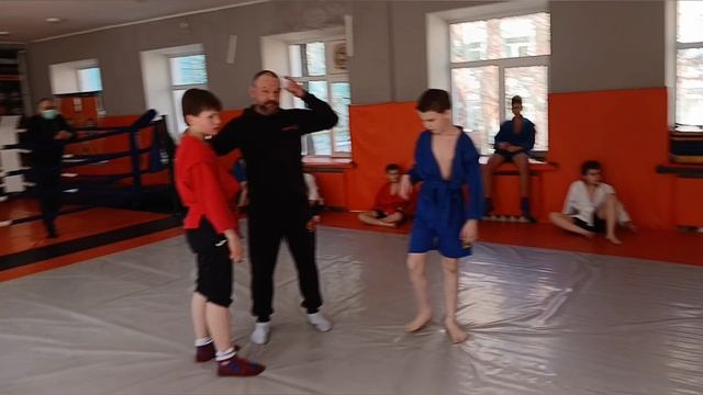 Самбо, дети, дружеская встреча. Сущевская против Савеловской.