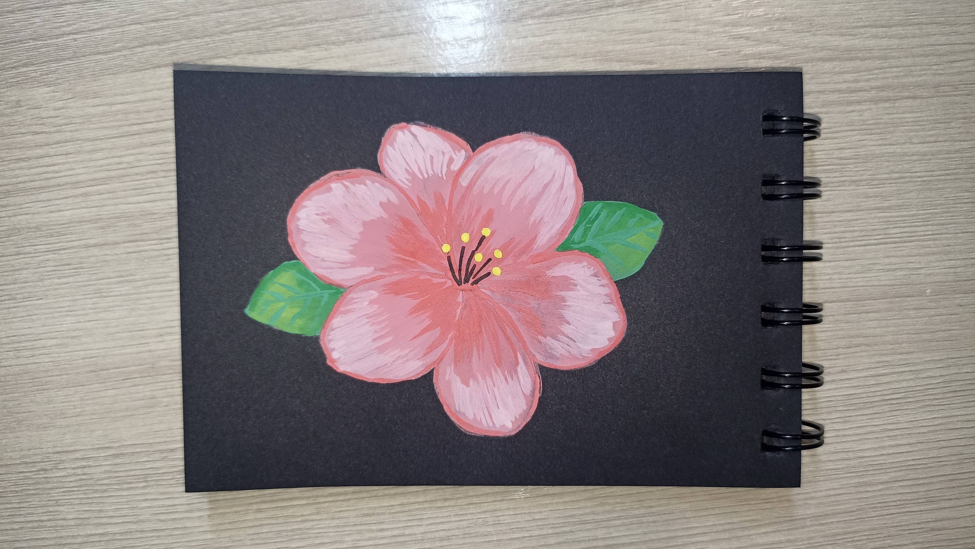 Цветочек / Рисунок гуашью