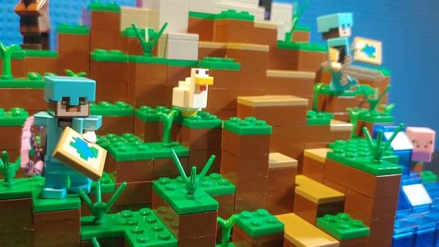 Lego Minecraft Build-Off vs. @legotendo Round 2: Manhunt Speedrun