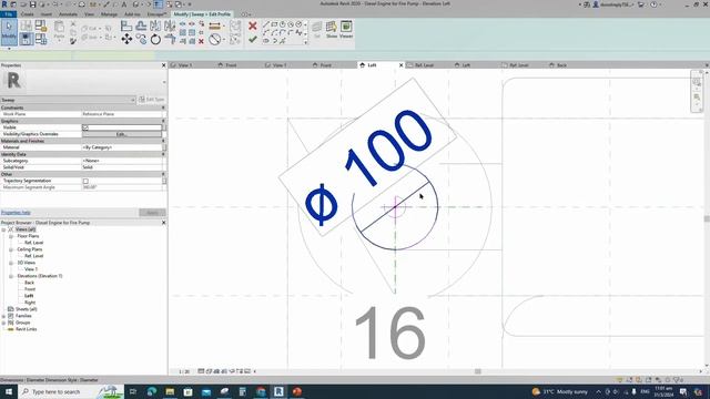 Create A Simple Diesel Engine Revit Family For Fire Pump (Parametric)