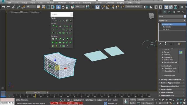 3ds Max 2017 Eğitim Seti-13.Bölüm 1.Ders-Nurbs Modelleme ve Komutları