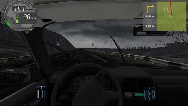 283) City Car Driving 8.868 км Загородное шоссе [Загородное шоссе - Северная]