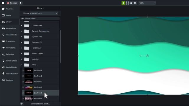 How to Wow with Customizable Animated Backgrounds! [Camtasia 2023]