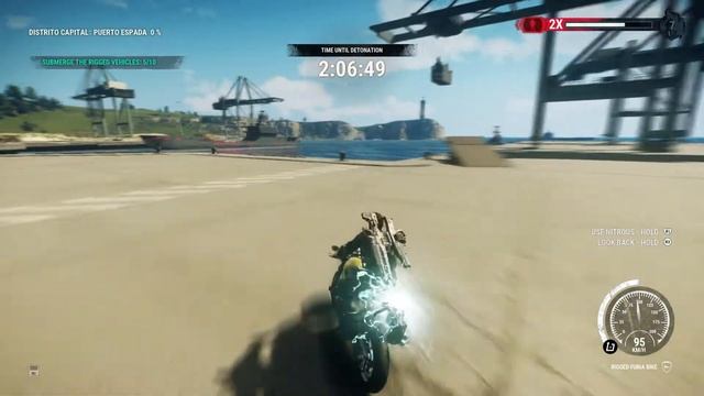 Just Cause 4 - Espada Plunge: Open Wet Dock, Submerge The Bomb Rigged Vehicles 10/10 (2018)