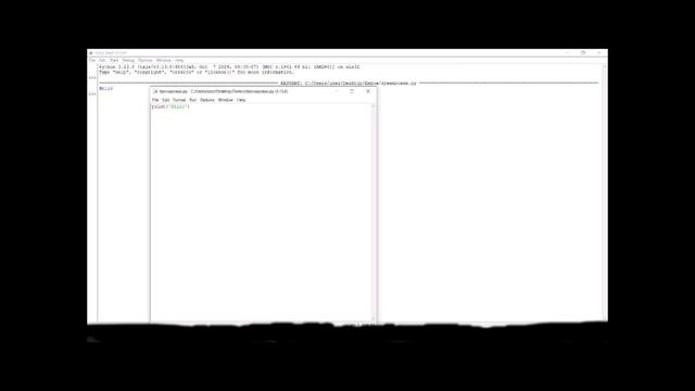 Самая первая программа в Python или же как вывести текст в Python