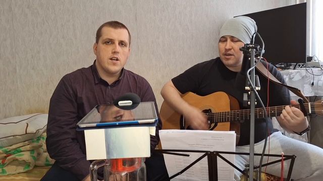 Военная песня "На безымянной высоте" кавер под гитару.