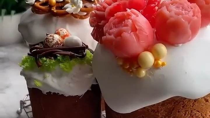 КУЛИЧИ на ряженке...🧁🍶😋    Рецепт в описании ✍️