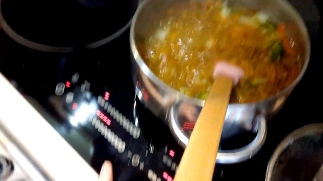 Овощной суп с адыгейским сыром
