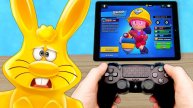 Подключаем джойстик геймпад PS4 К IPAD с желейным зайцем Харитоном