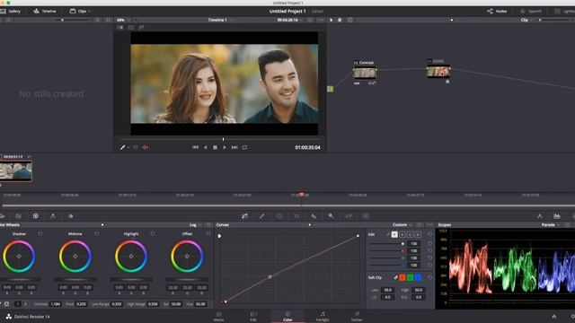 "Davinci Resolve REDLogfilm OSIRIS Film Colour"