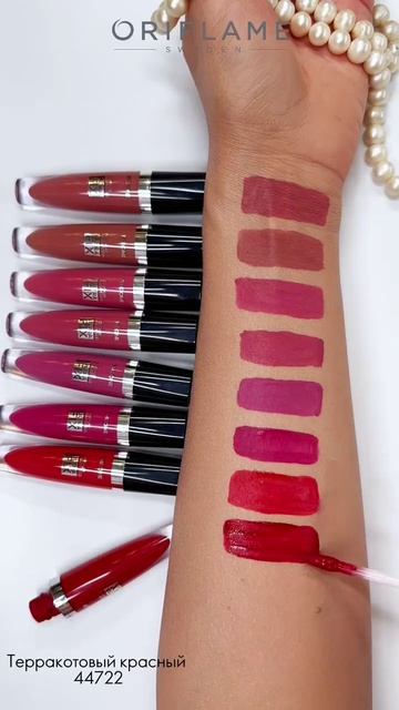 Свотчи на суперстойкую матовую жидкую помаду THE ONE Colour Unlimited Ultra Fix.