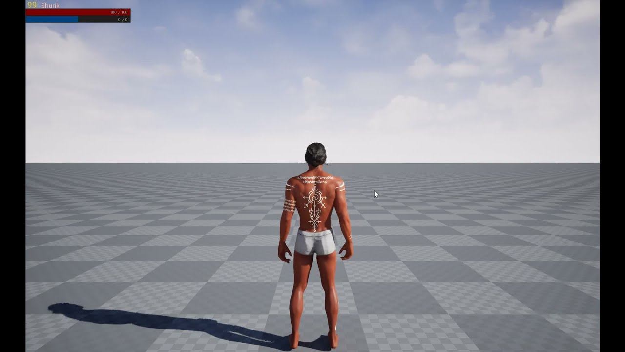 MMOProject: Animation of character death.