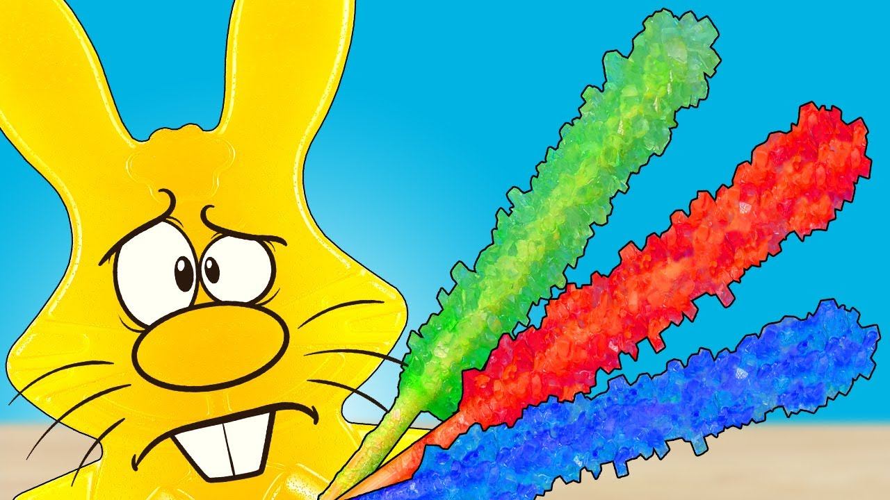 Как сделать сахарные кристаллы для желейного зайца Харитона Серия 2