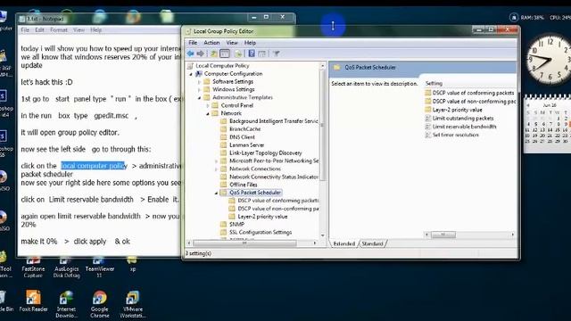 how to hack internet speed English Tutorial- Tricks Bazar