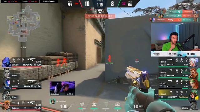 Tarik Reacts 1000 IQ play xerxia vs funplus phoenix
