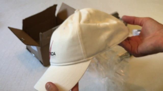Nautica 6-Panel Logo Cap (White) - Unboxing