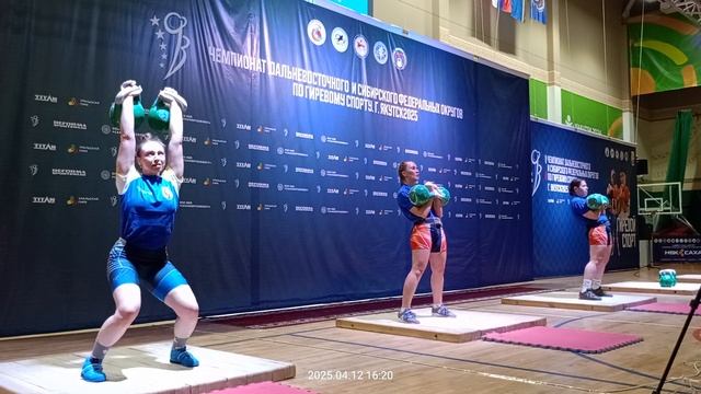 Чемпионат дальневосточного и сибирского федеральных округов по гиревому спорту,длинный цикл 68,+68кг