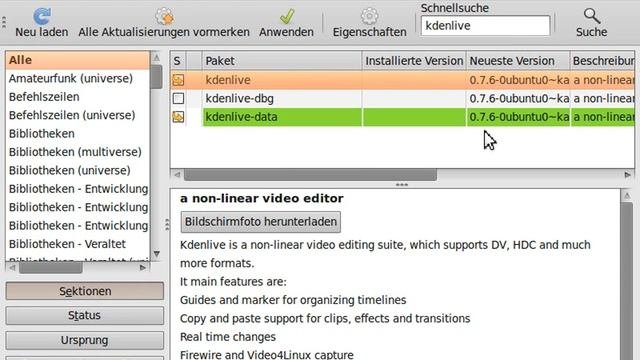 Ubuntu 9.10: Videoschnitt Kostenlos