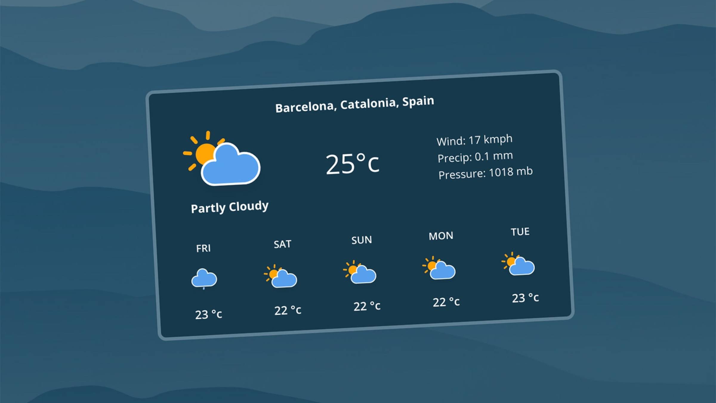 💻 Погодный дашборд с использованием OpenWeatherMap API