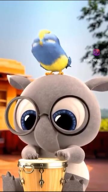 apt. слон 🐘 и птица 🐦.