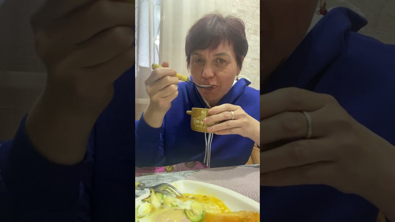 Мукбанг завтрак 13 апреля