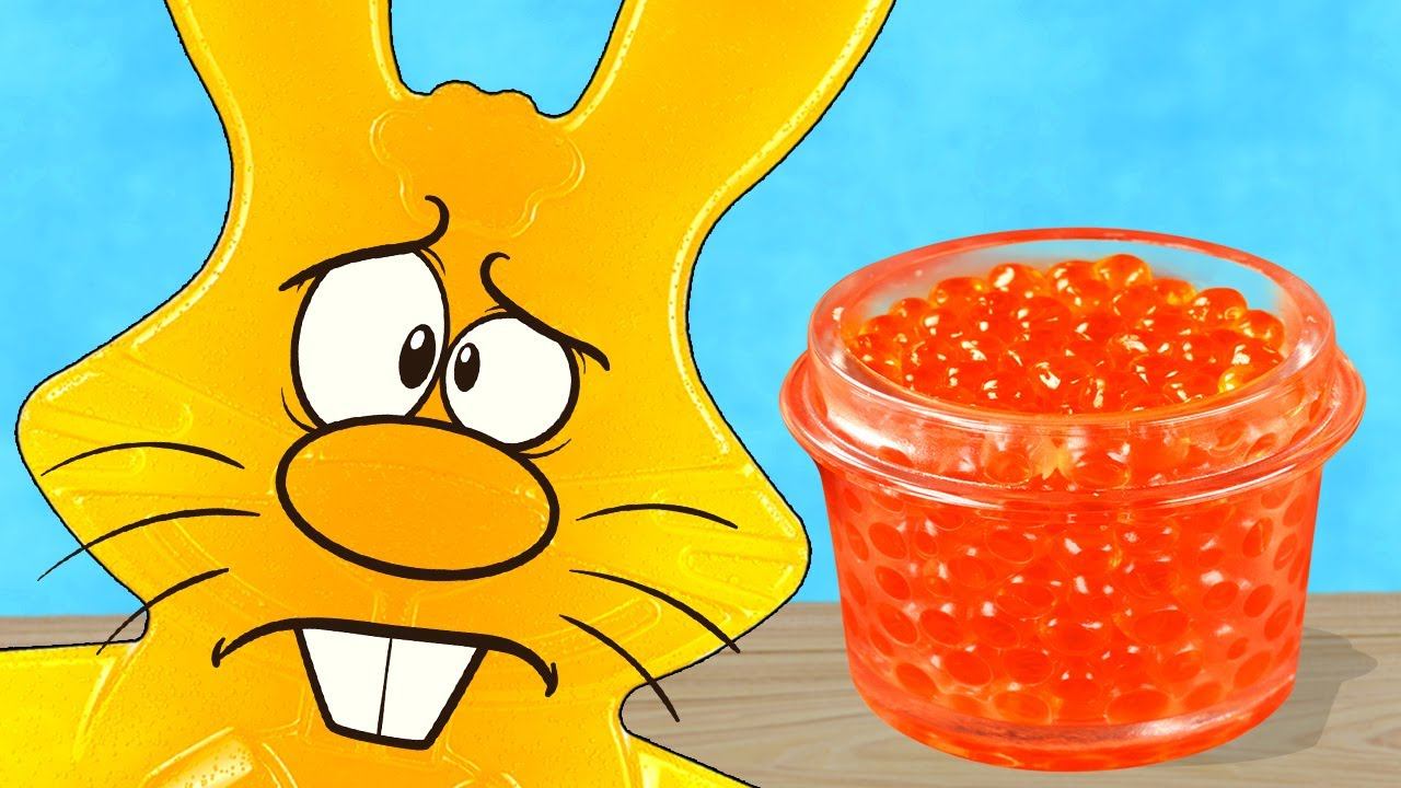 МОЛЕКУЛЯРНАЯ КРАСНАЯ ИКРА ИЗ ЖЕЛЕ БЕЗ КОЛЫ ДЛЯ ЖЕЛЕЙНОГО ЗАЙЦА ХАРИТОНА