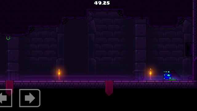 прошел 1 уровень the tower  в geometry dash