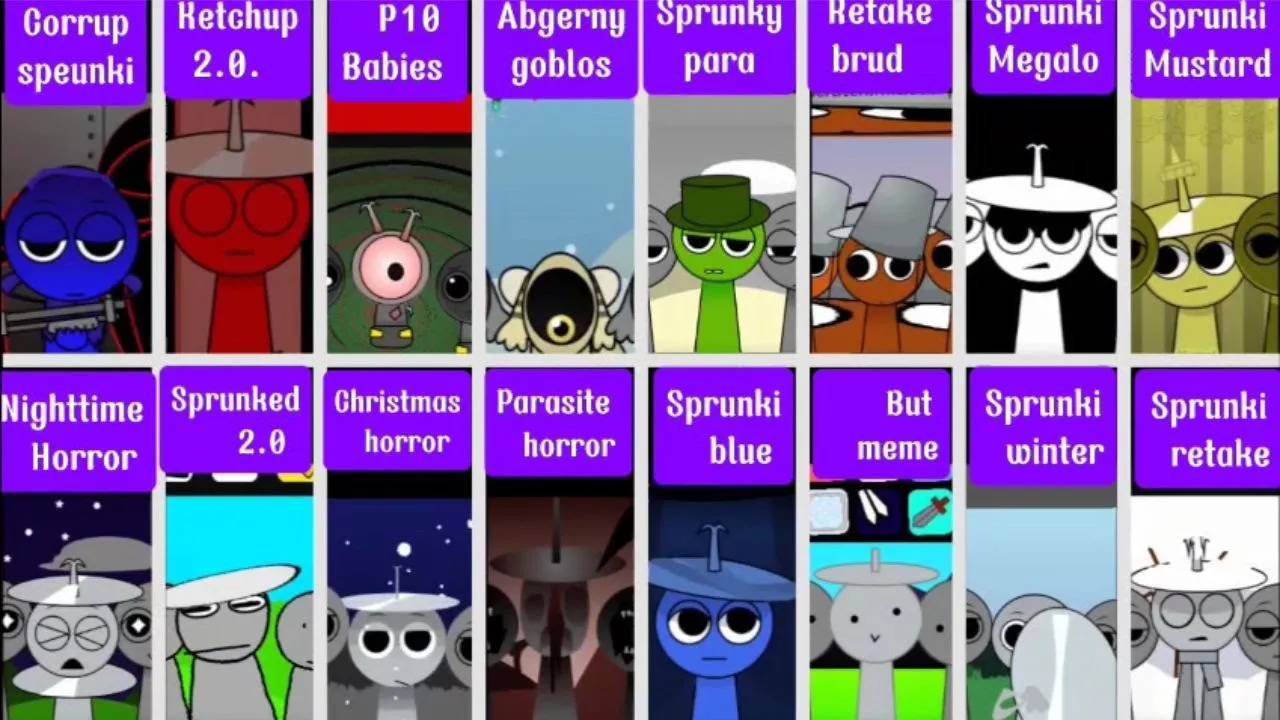 Incredibox Sprunki Silver (Clukr) во всех мод версии P1