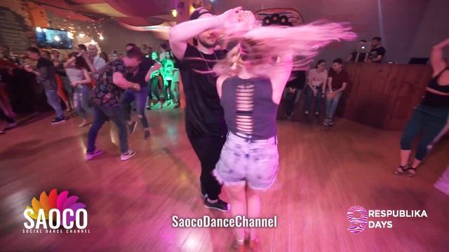 Dmitriy Samonov and Tatyana Rakhmetulova Salsa Dancing at Respublika Days 9, Thu 02.05.2019 (SC)