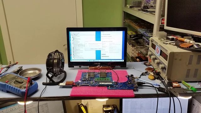 Матплата Asus FA506II заказ 18993 - контрольный запуск.