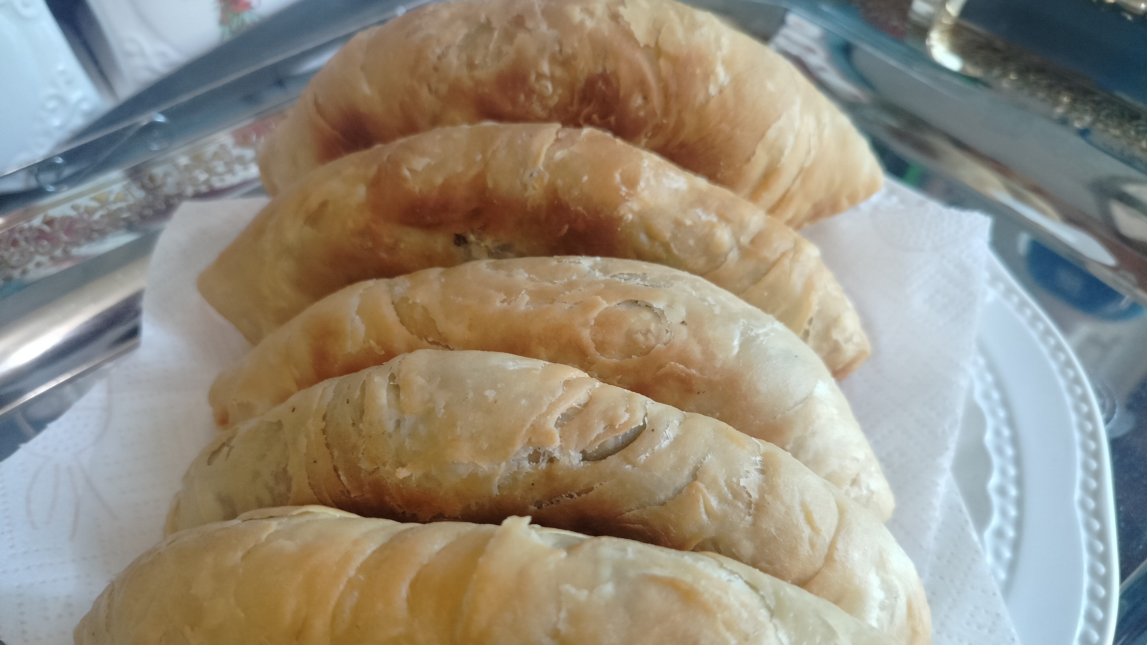"Кук Сомса" из лаханы( листовая капуста)