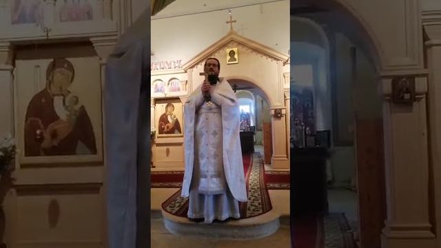 Проповедь иерея Павла Каледы в Лазареву Субботу