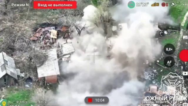 Уничтожения пункта управления БПЛА ВСУ операторами FPV-дронов132 ОМСБР группировки"Юг"в н.п.Дылеевка