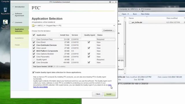 Huong dan cai dat PTC Creo 2 0